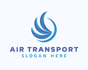 Blue Wings Forwarding logo design