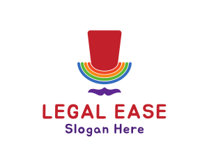 Rainbow Pride Top Hat logo