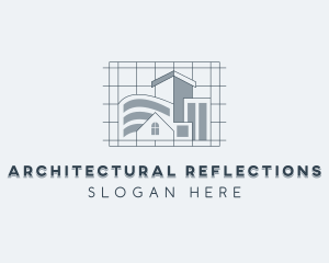 Architecture Blueprint Property logo design