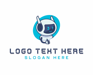 Android Robot Character logo