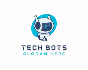 Android Robot Character logo design