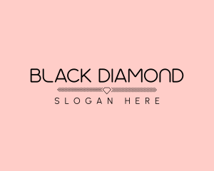 Feminine Diamond Wordmark logo design