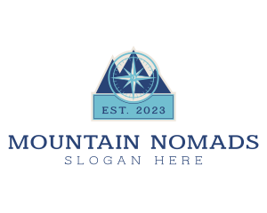 Compass Mountain Expedition logo design