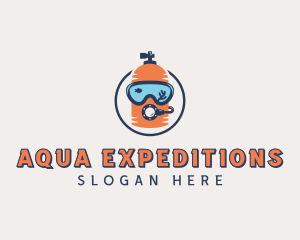 Scuba Diving Goggles logo