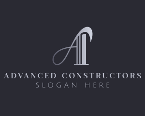 Classic Architect Firm Letter A logo design