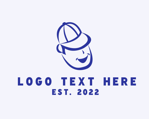 Smiling logo example 2