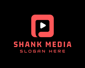 Video Media Player Application logo design