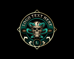 Skull Venom Serpent logo