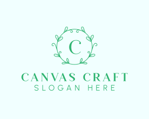 Aesthetic Wreath Craft logo design