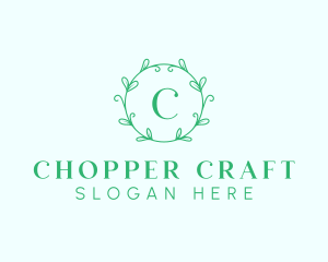 Aesthetic Wreath Craft logo design