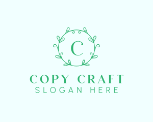 Aesthetic Wreath Craft logo design