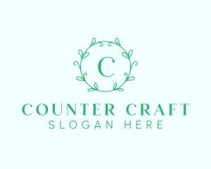 Aesthetic Wreath Craft logo design