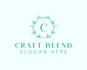 Aesthetic Wreath Craft logo design