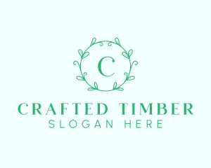 Aesthetic Wreath Craft logo design