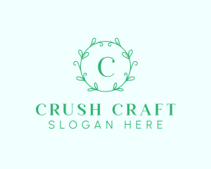 Aesthetic Wreath Craft logo design