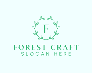 Aesthetic Wreath Craft logo design