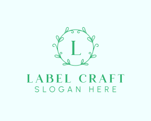 Aesthetic Wreath Craft logo design