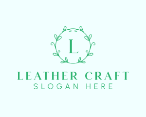 Aesthetic Wreath Craft logo design