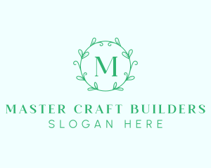 Aesthetic Wreath Craft logo design