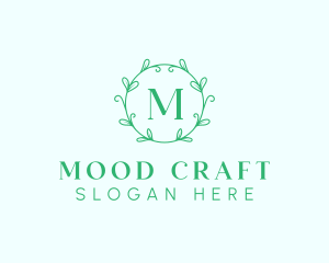 Aesthetic Wreath Craft logo design