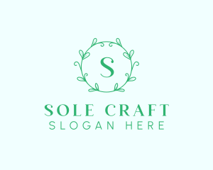 Aesthetic Wreath Craft logo design