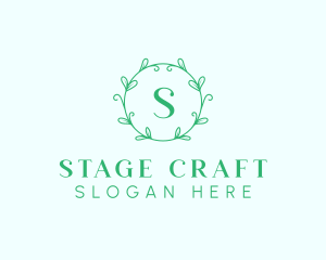 Aesthetic Wreath Craft logo design