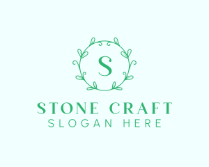 Aesthetic Wreath Craft logo design