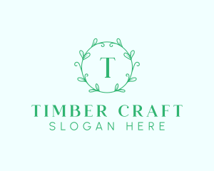 Aesthetic Wreath Craft logo design