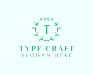 Aesthetic Wreath Craft logo design