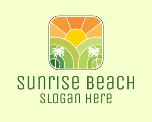 Sunshine Beach Resort  logo design