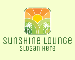 Sunshine Beach Resort  logo design