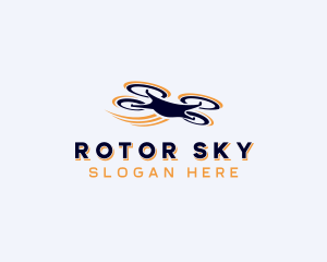 Drone Aerial Quadrotor logo