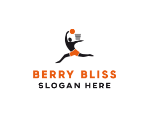 Basketball Player Hoop logo design