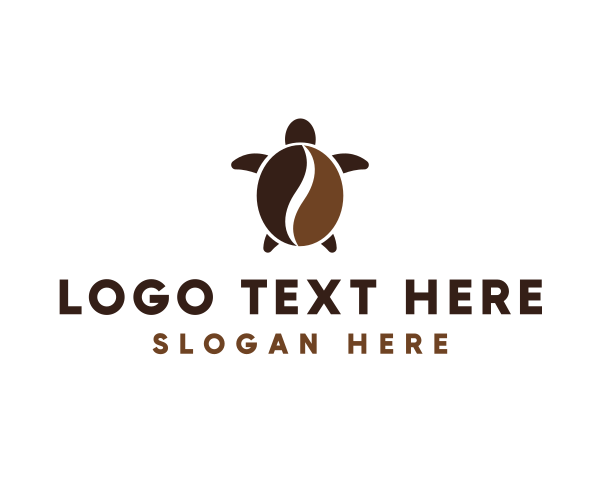 Brown And White logo example 2