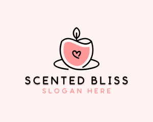 Scented Candle Spa logo design