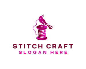 Bird Tailor Thread logo design