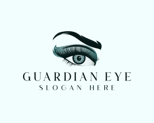 Eye Makeup Cosmetics logo design