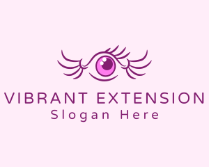 Eye Wing Eyelash logo design