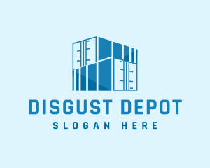 Container Storage Logistic Imports logo design