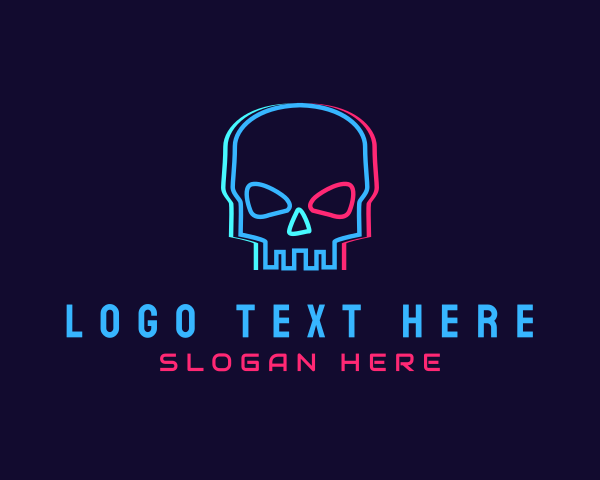 Anaglyph logo example 4
