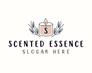 Natural Scented Candle logo design