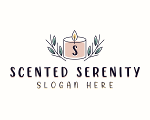 Natural Scented Candle logo design