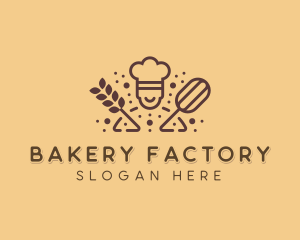 Bakery Baking Chef logo design