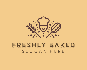 Bakery Baking Chef logo design