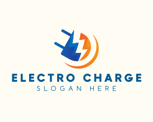 Plug Volt Electricity logo design