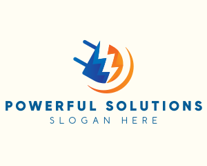 Plug Volt Electricity logo design