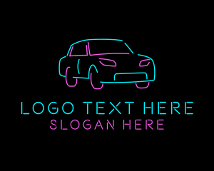 Neon Automotive Car logo