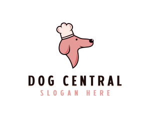 Chef Toque Dog logo design