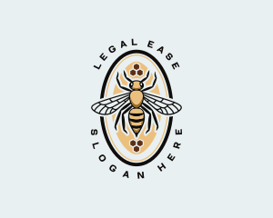 Honeycomb Bee Apiary Logo