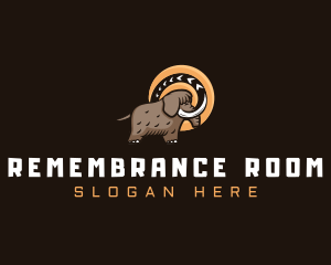 Primitive Mammoth Elephant logo